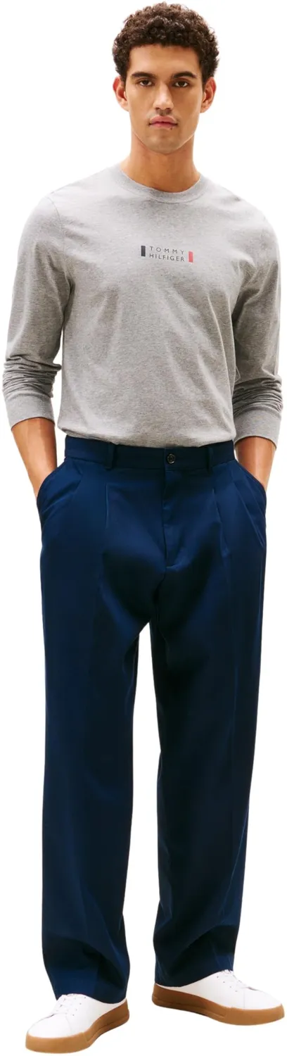 Tommy Hilfiger Brand Love maglietta manica lunga M grigia