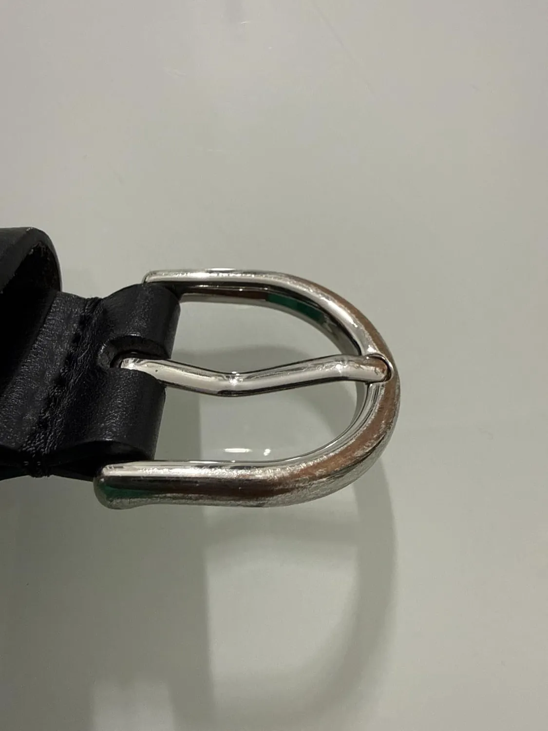 Tommy Hilfiger Essential Effortless 2,5 cm cintura donna pelle nera
