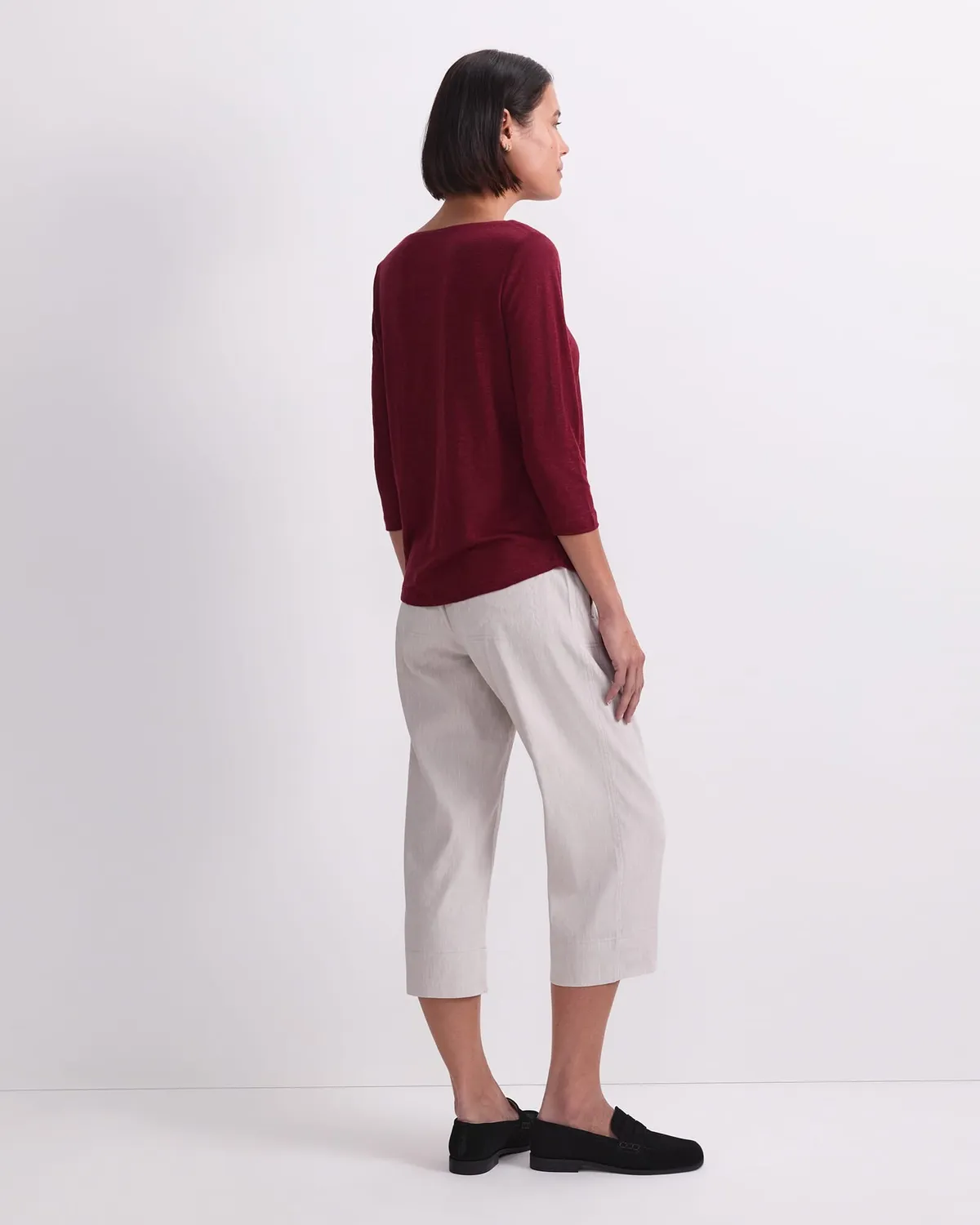 Sportscraft Cecile top lino maniche 3/4