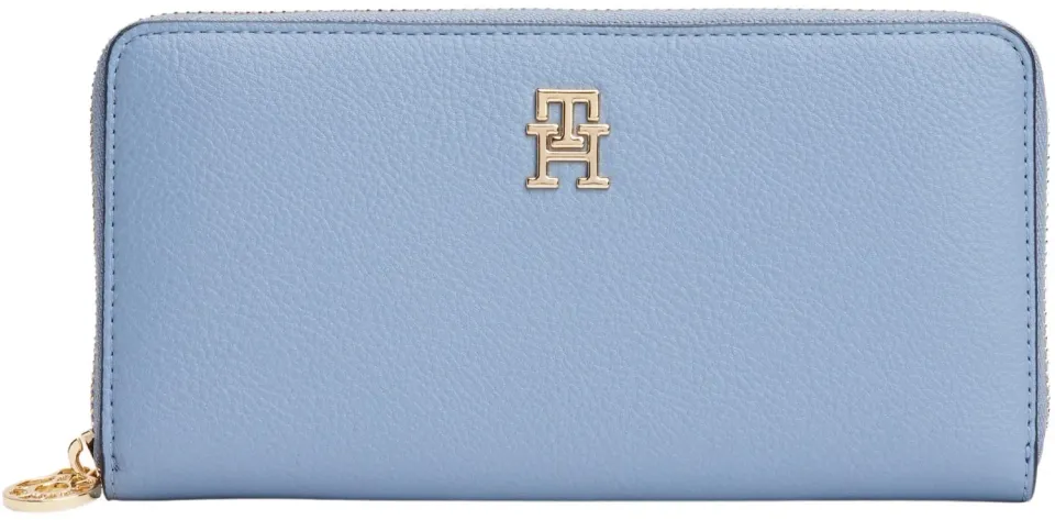 Tommy Hilfiger Distinct Portafogli Donna Blu con Zip