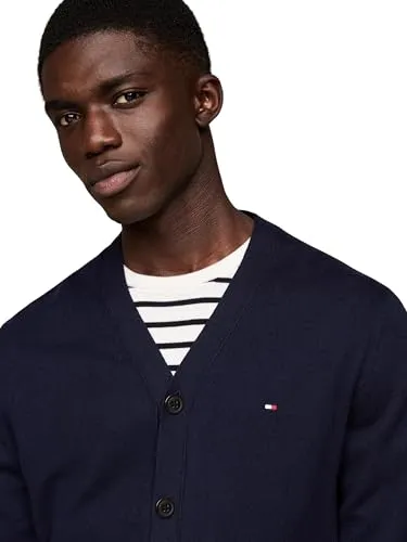 Tommy Hilfiger Pima Cotton Cashmere cardigan uomo bottoni 3XL