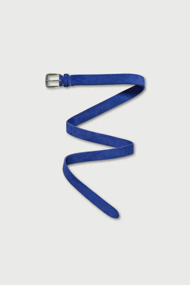 Massimo Alba Budapestw cintura suede blue massaua