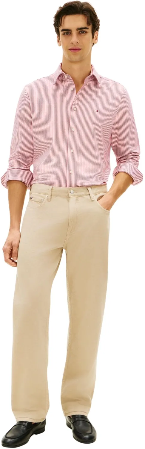 Tommy Hilfiger Jeans Dritti Uomo Taglio Regular Blu