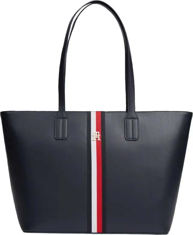 Tommy Hilfiger Im Latam Corp Tote AW0AW16883 Borsa Blu