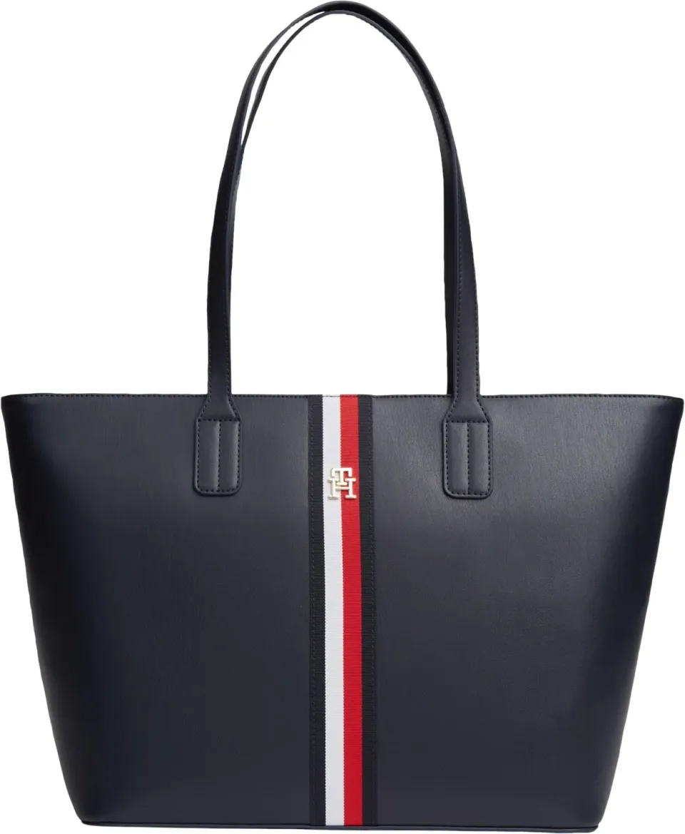 Tommy Hilfiger Im Latam Corp Tote AW0AW16883 Borsa Blu