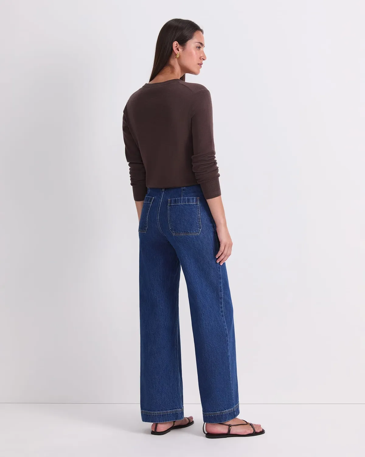 Sportscraft Tessa Wide Leg jeans donna denim elasticizzato