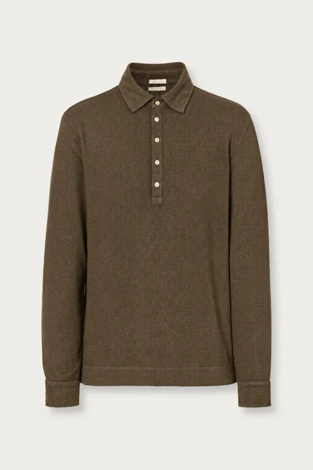 Massimo Alba Raya polo uomo rusk cotone cashmere
