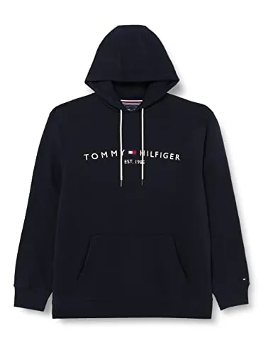 Tommy Hilfiger felpa uomo con cappuccio blu XXL cotone