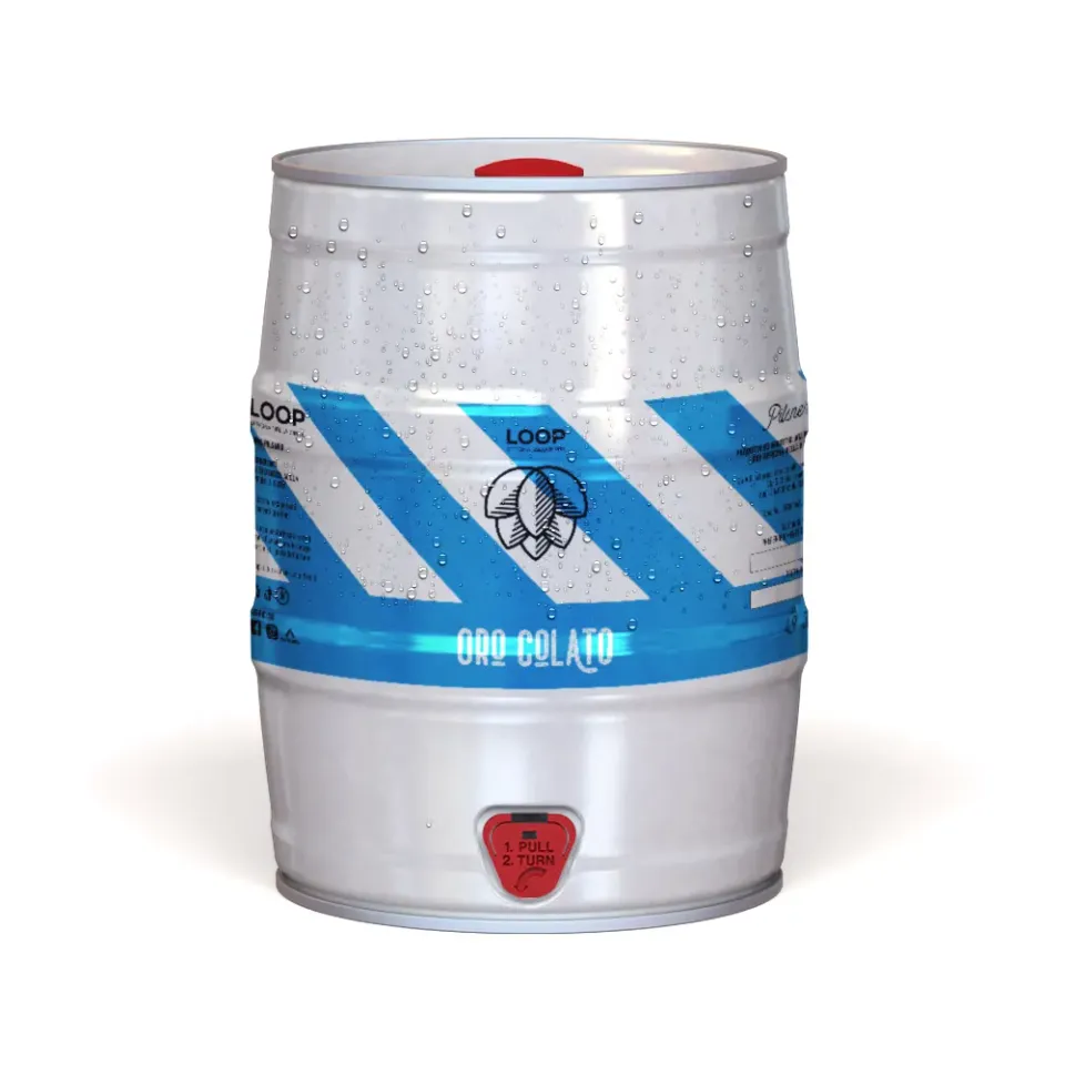 Loop Oro Colato Fustino Birra 5 Litri alla spina
