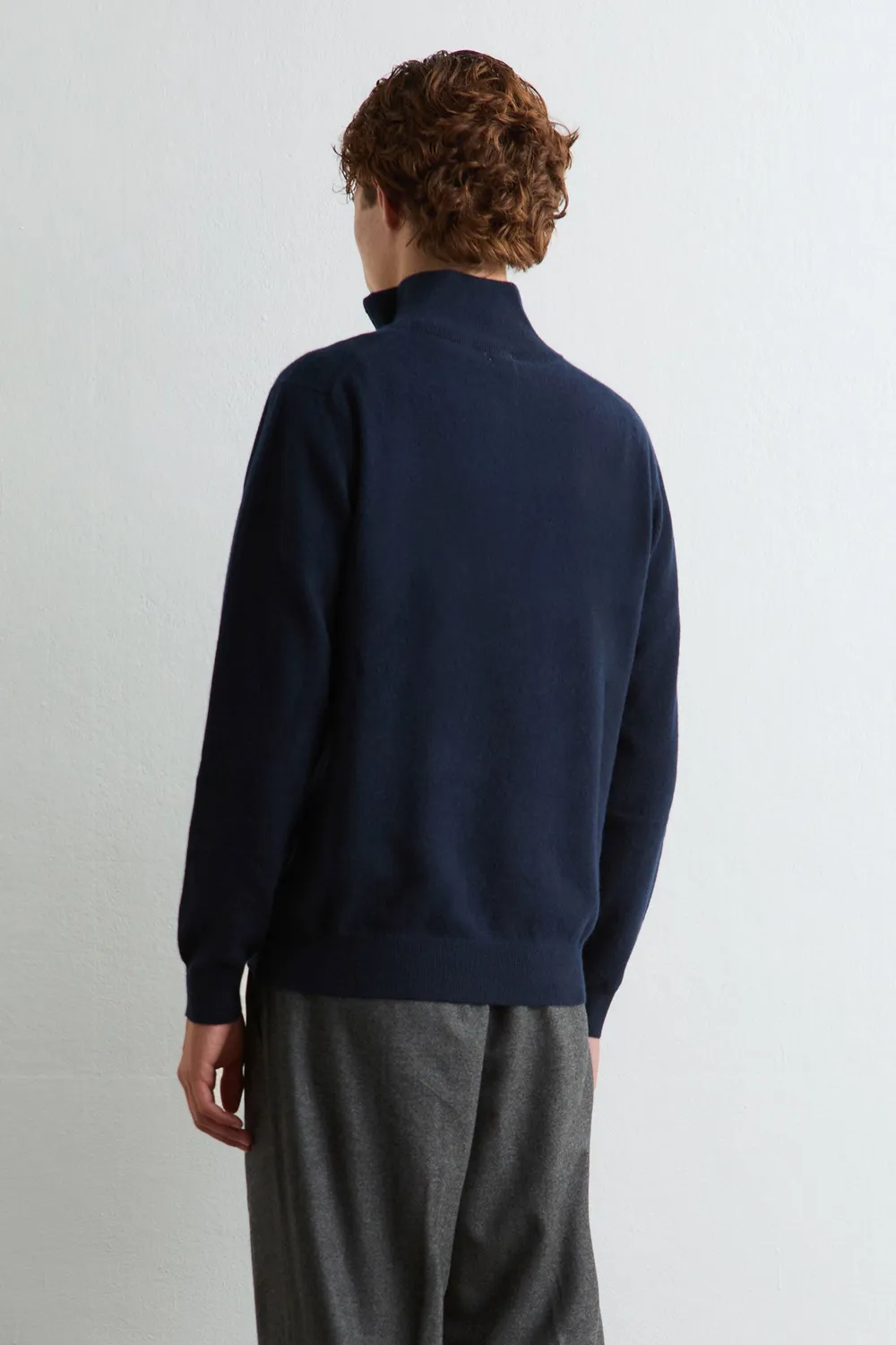 Massimo Alba Liam lupetto cashmere blu