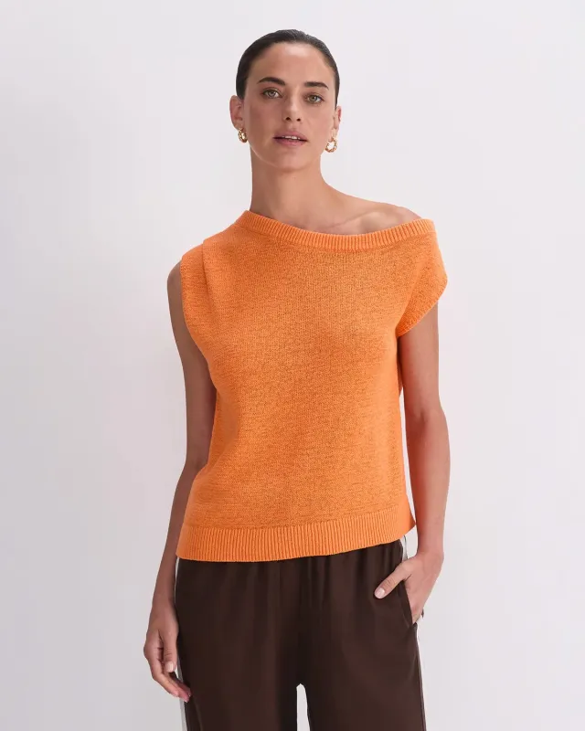 Sportscraft Josie maglione cotone scollo aperto donna