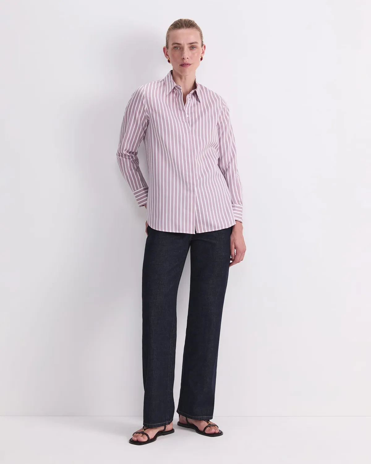 Sportscraft Hannah Stripe camicia donna cotone seta
