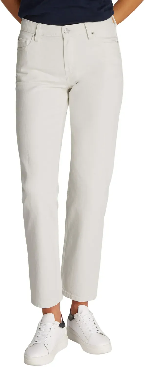 Tommy Hilfiger Classic Straight Jeans Donna Ecru 27W/30L