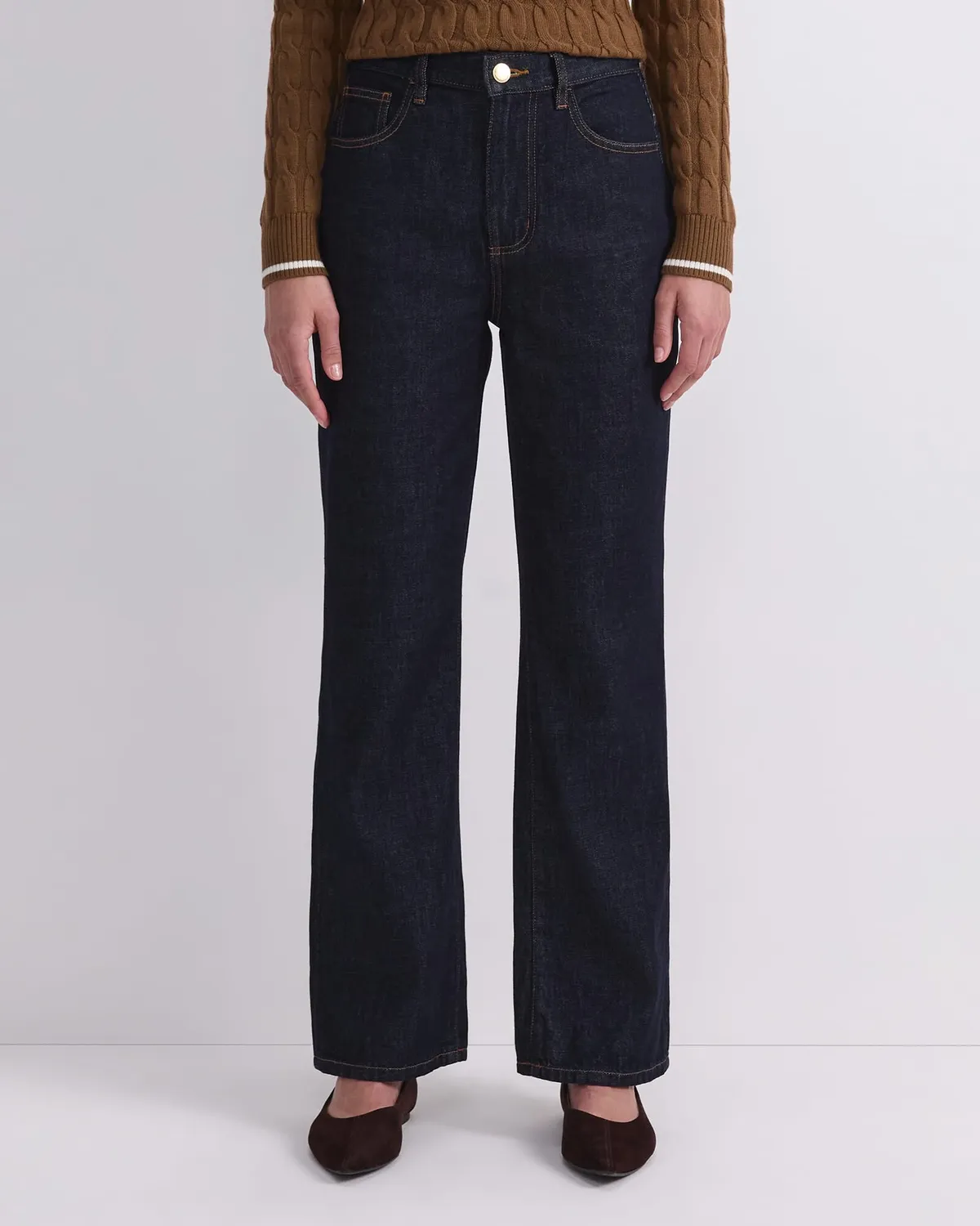 Sportscraft Simmi jeans dritti vita alta indaco