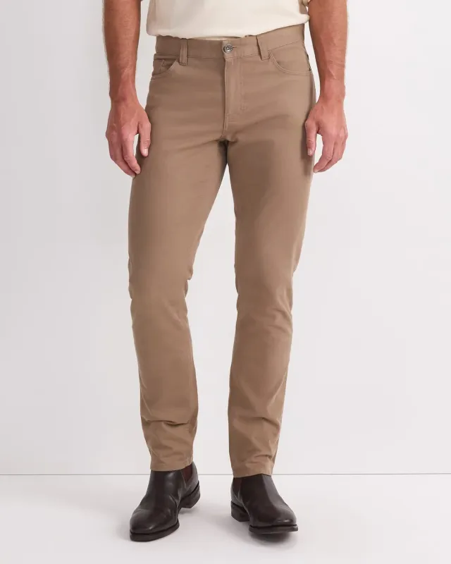 Sportscraft Tapered Bedford jeans uomo stretch