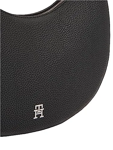 Tommy Hilfiger Emblem borsa donna nera con zip