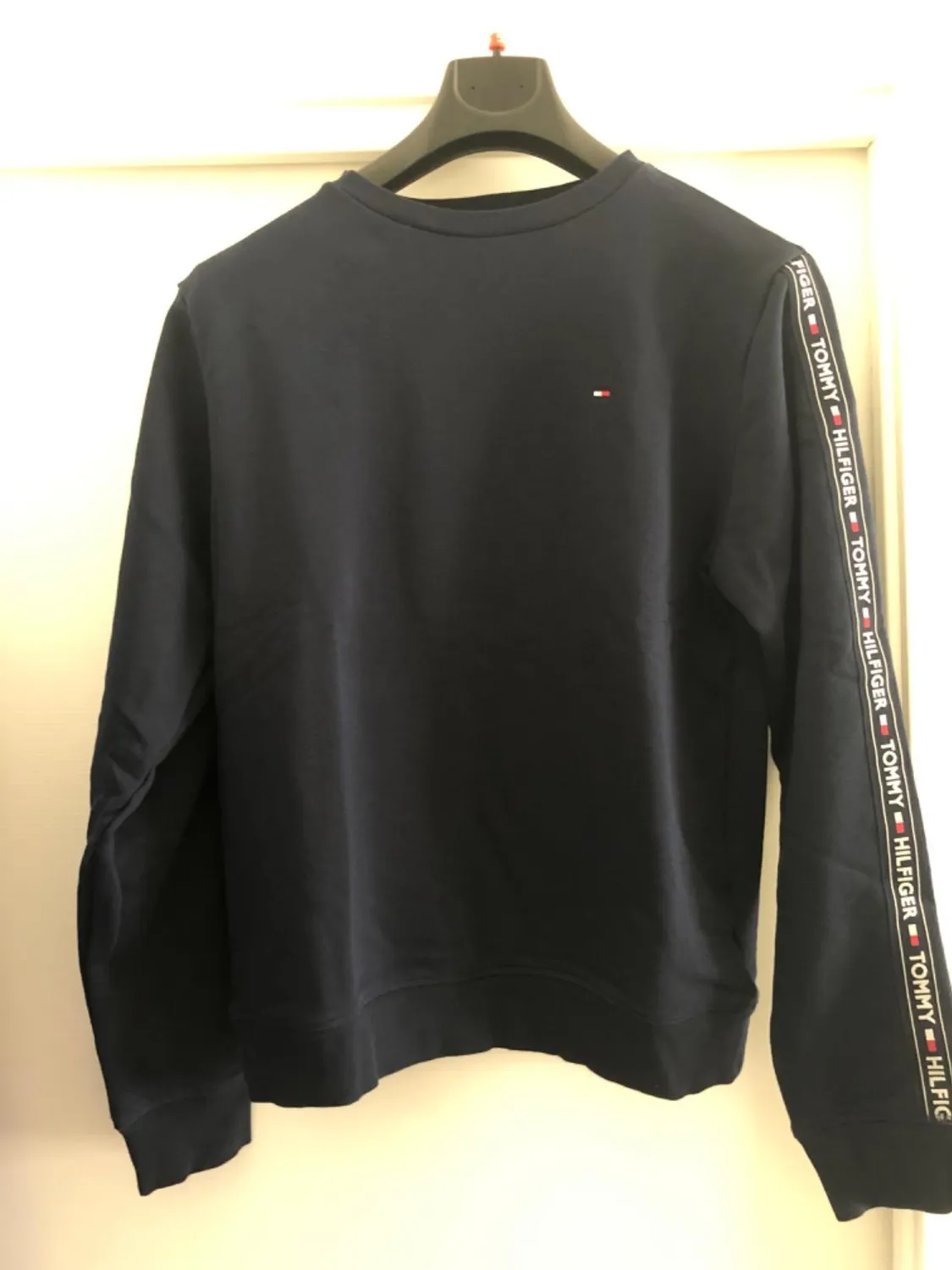 Tommy Hilfiger felpa senza cappuccio S blu cotone