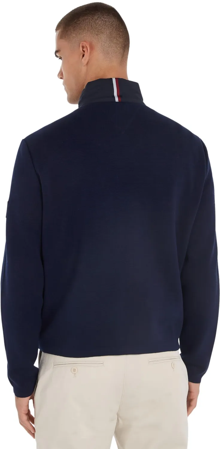 Tommy Hilfiger Zip Through felpa uomo zip blu M