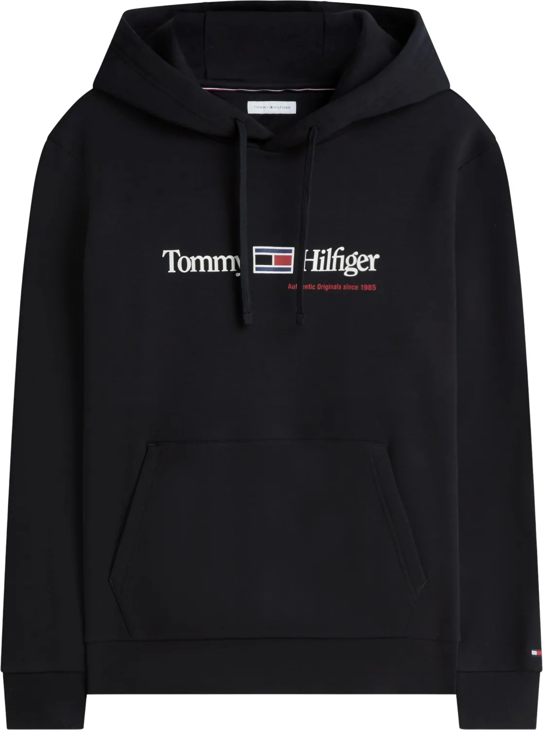 Tommy Hilfiger RWB Graphic MW0MW44935 felpa uomo M nera cappuccio