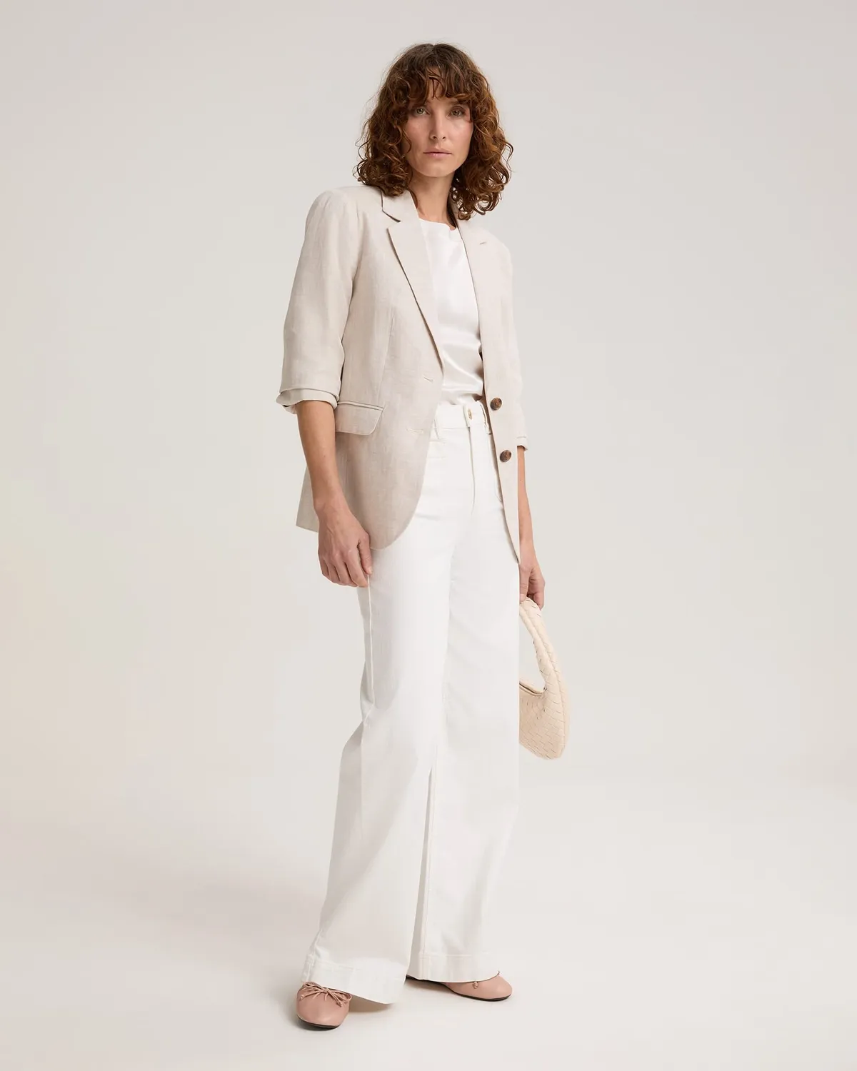 Sportscraft Freya Short blazer lino corto foderato