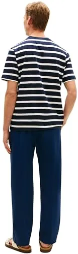 Tommy Hilfiger Stripe Pocket T-Shirt Uomo L a Righe