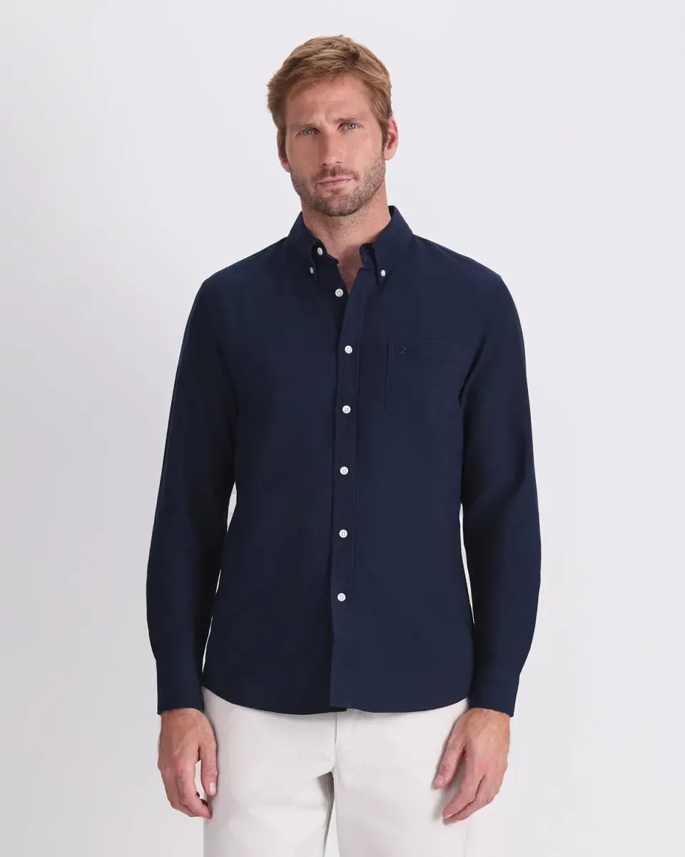 Sportscraft Oxford camicia uomo manica lunga cotone regular