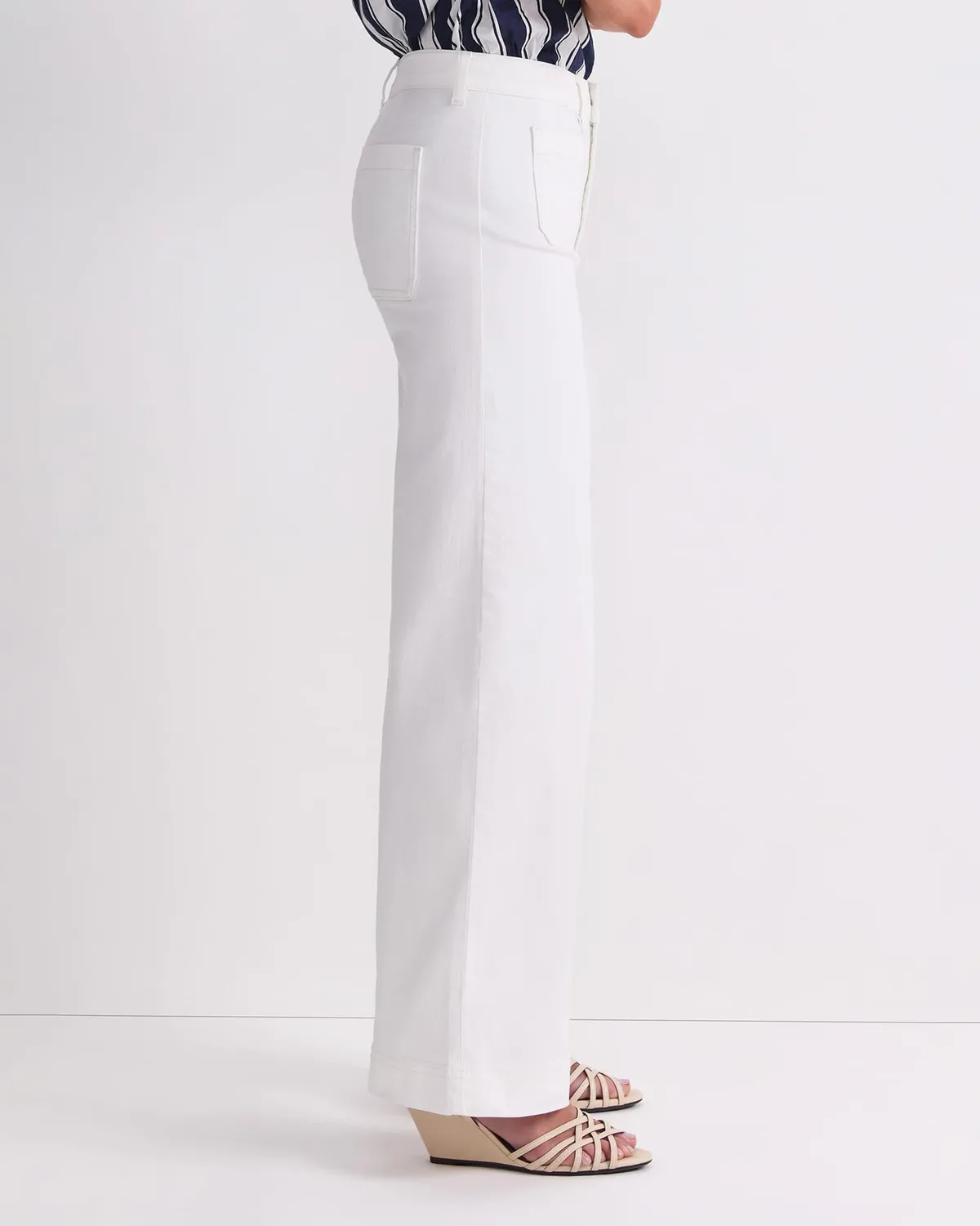 Sportscraft Nili Wide Leg jeans donna gamba larga