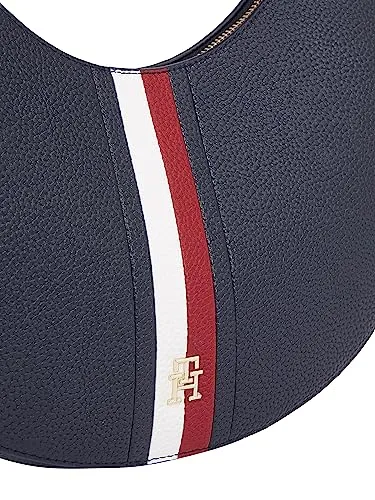 Tommy Hilfiger Emblem borsa donna space blue con zip
