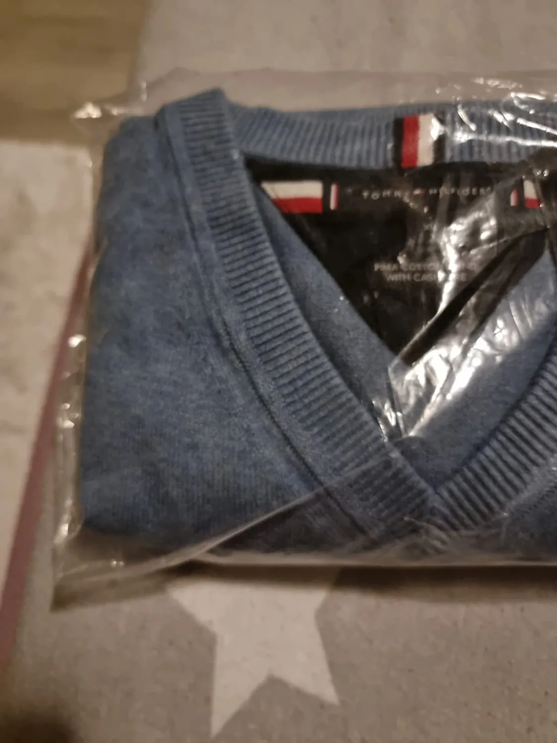 Tommy Hilfiger Cashmere V Neck pullover uomo cashmere