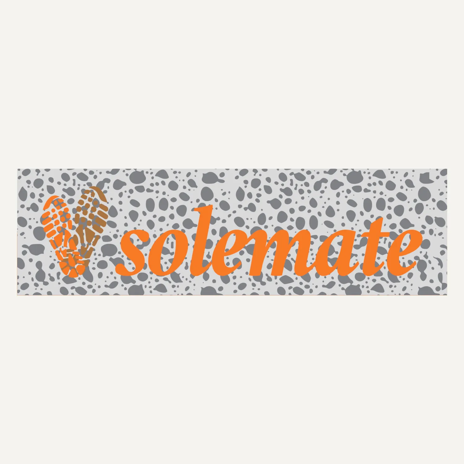 Solemate Box Logo Safari maglietta ecru cotone morbido