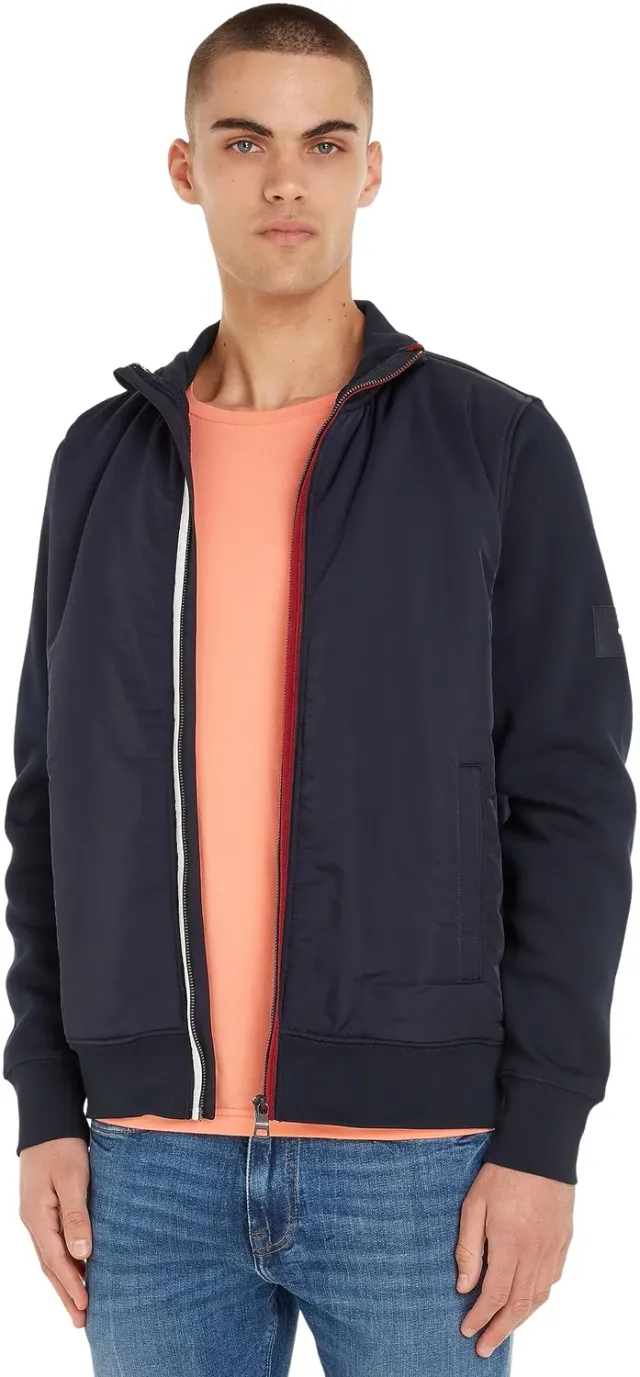 Tommy Hilfiger Clean Mix Media MW0MW32359 Giacca Uomo XL collo alto