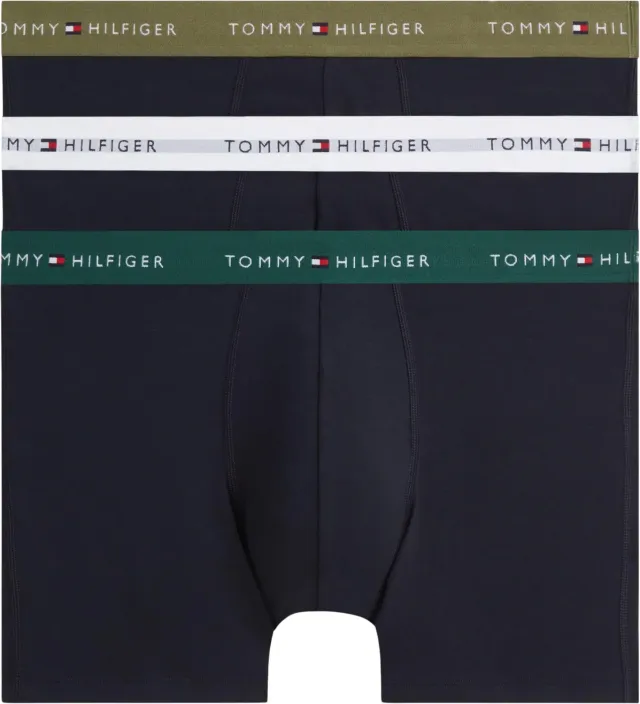 Tommy Hilfiger 3p Boxer Brief UM0UM03874 Boxer Uomo Elastico
