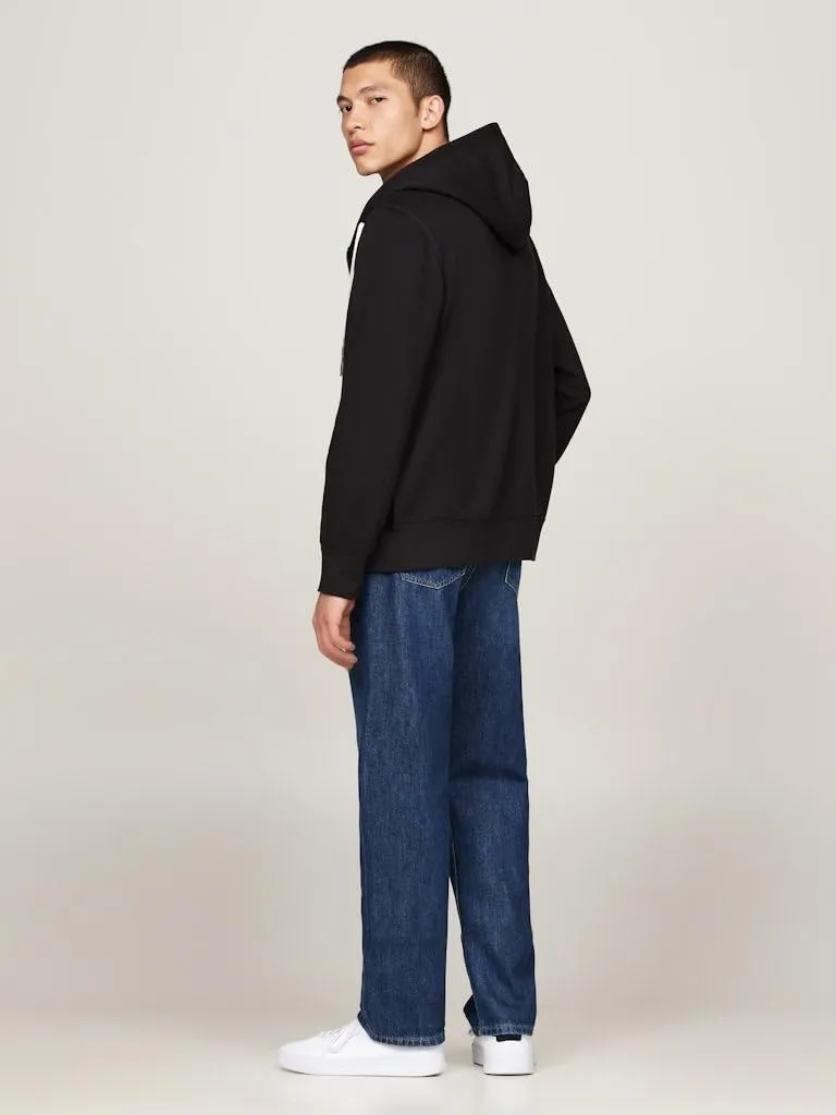 Tommy Hilfiger Essential Fleece Felpa Zip Uomo nera S