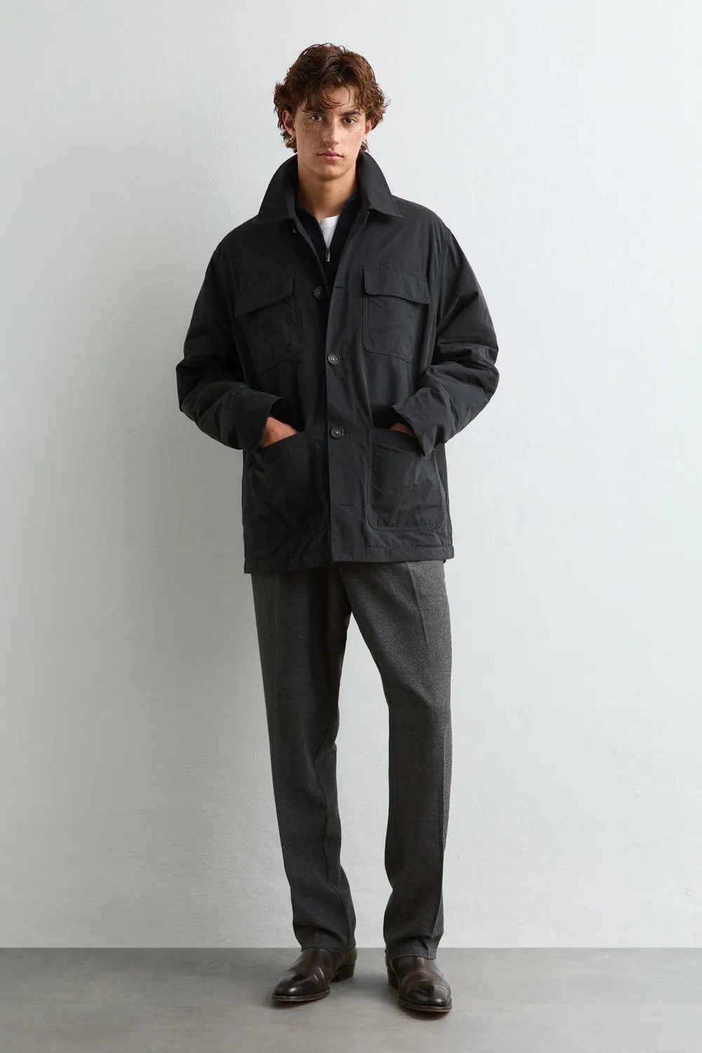 Massimo Alba Gran Torino giacca dark blue idrorepellente