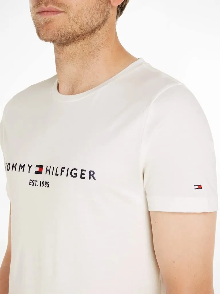 Tommy Hilfiger Core Logo t-shirt uomo nera cotone