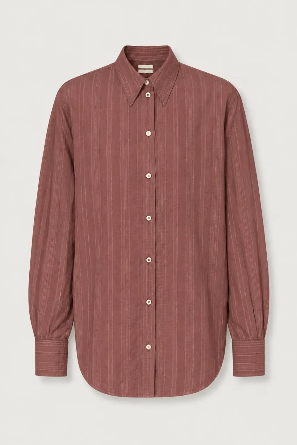 Massimo Alba Selma camicia donna cotone rose brown