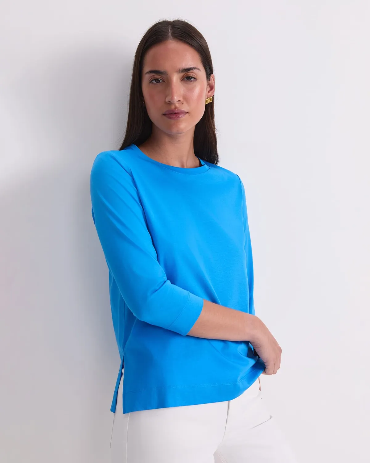 Sportscraft maglietta donna cotone manica 3/4