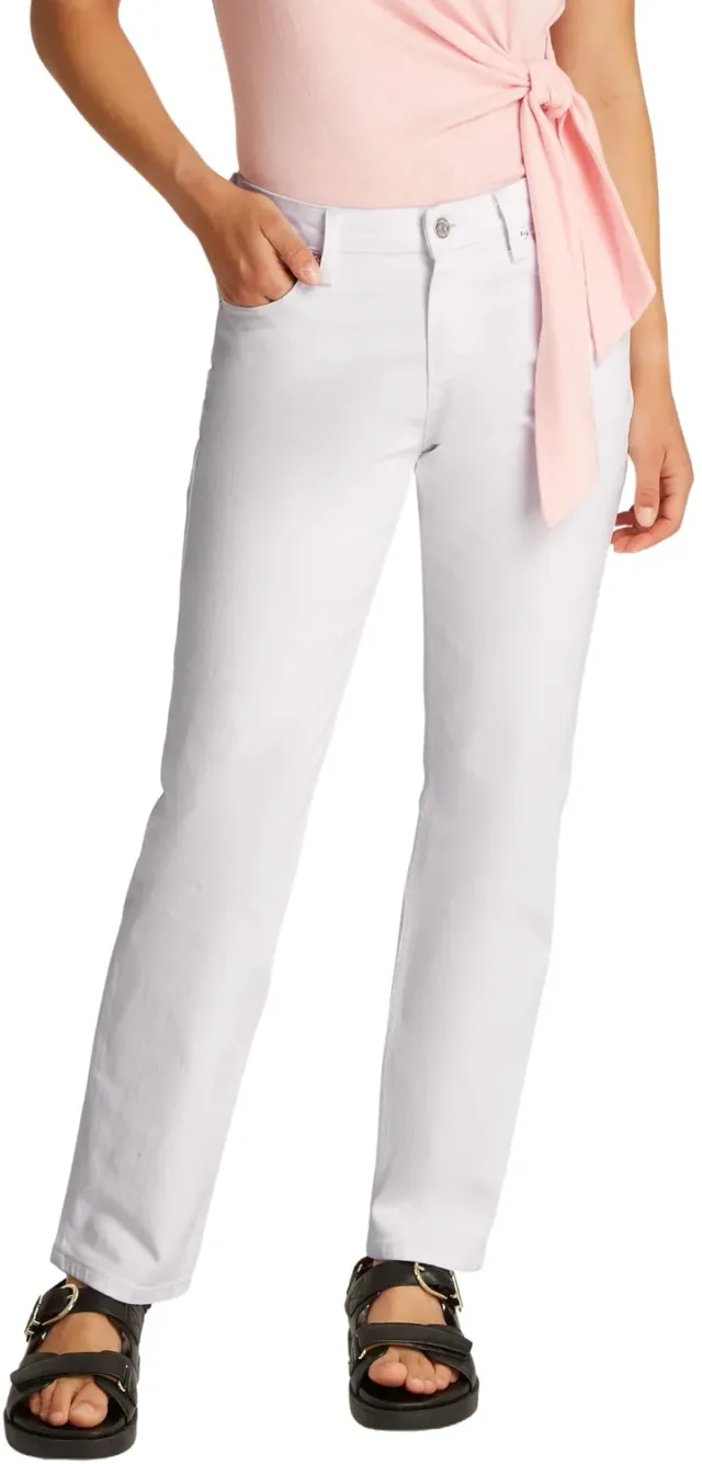 Tommy Hilfiger Classic White Straight Fit jeans donna bianchi
