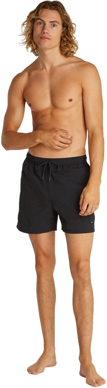 Tommy Medium Drawstring Costume Bagno Uomo Nero
