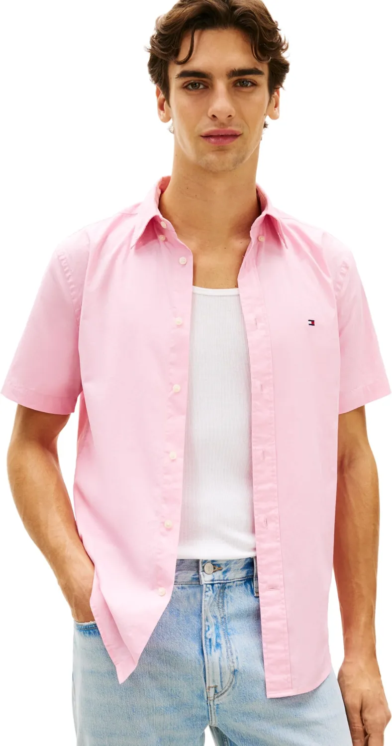 Tommy Hilfiger Flex Poplin Shirt MW0MW42630 Camicia Uomo L