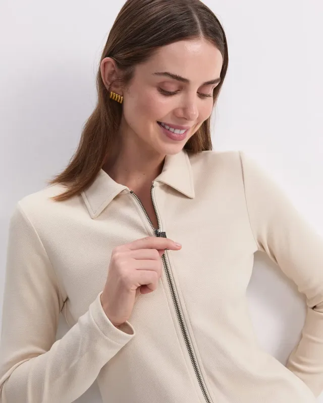 Sportscraft Zip Through top donna manica lunga