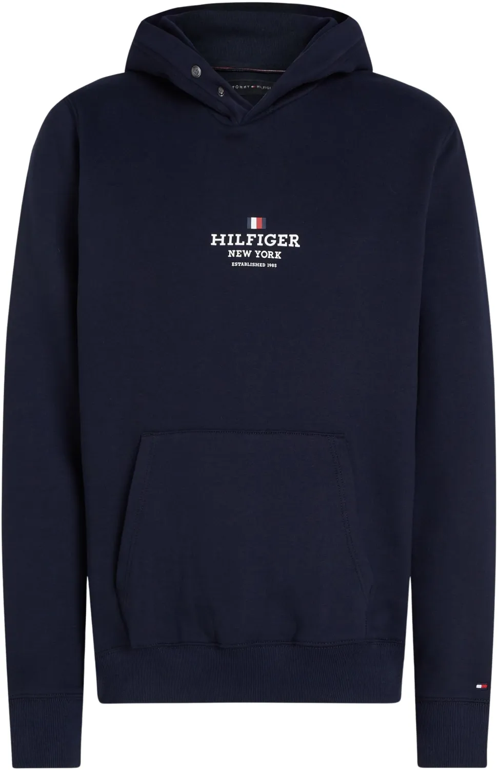 Tommy Hilfiger felpa cappuccio uomo taglia S blu felpata