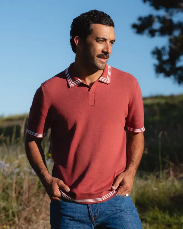 Sportscraft Finnley Knit Polo uomo cotone pettinato