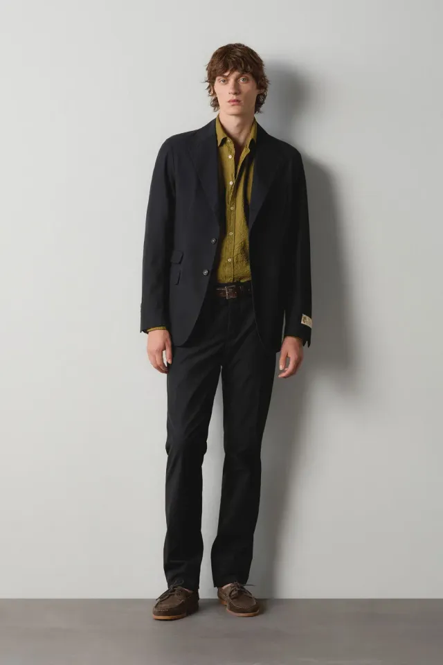 Massimo Alba Sloop completo blu cotone uomo