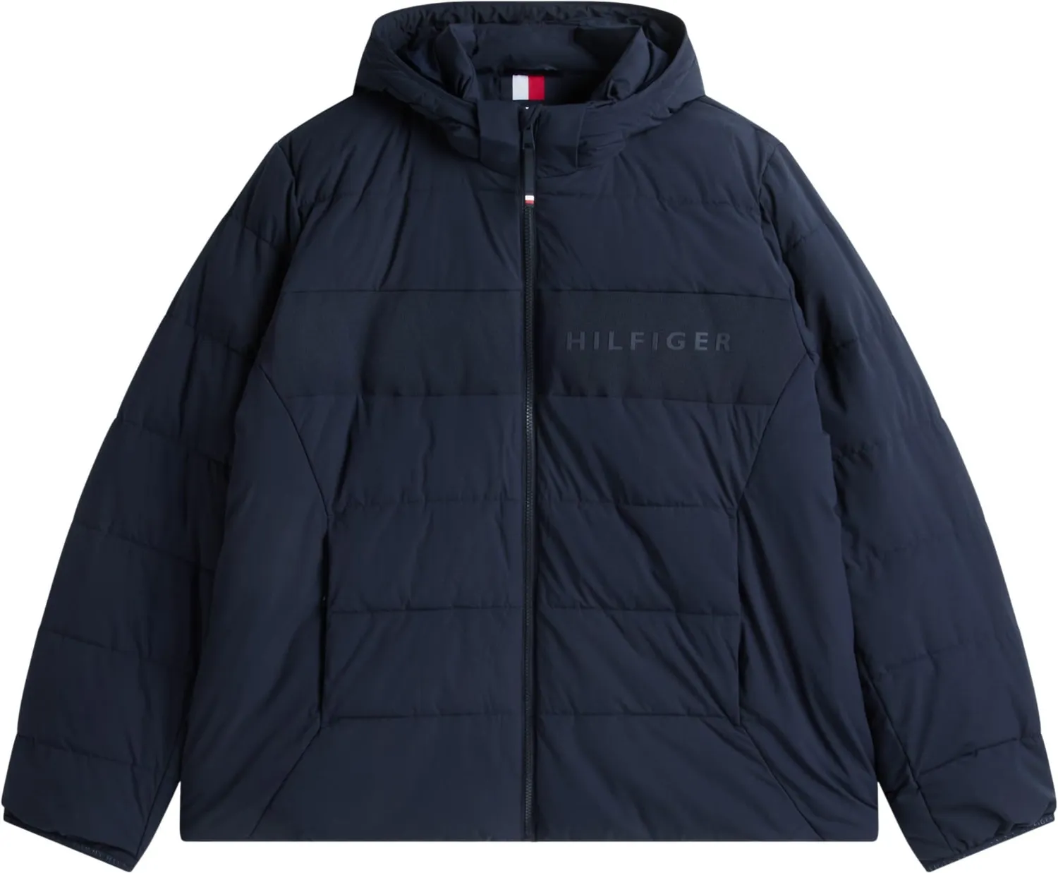Tommy Hilfiger MW0MW45721 piumino uomo 4XL Plus blu navy cappuccio
