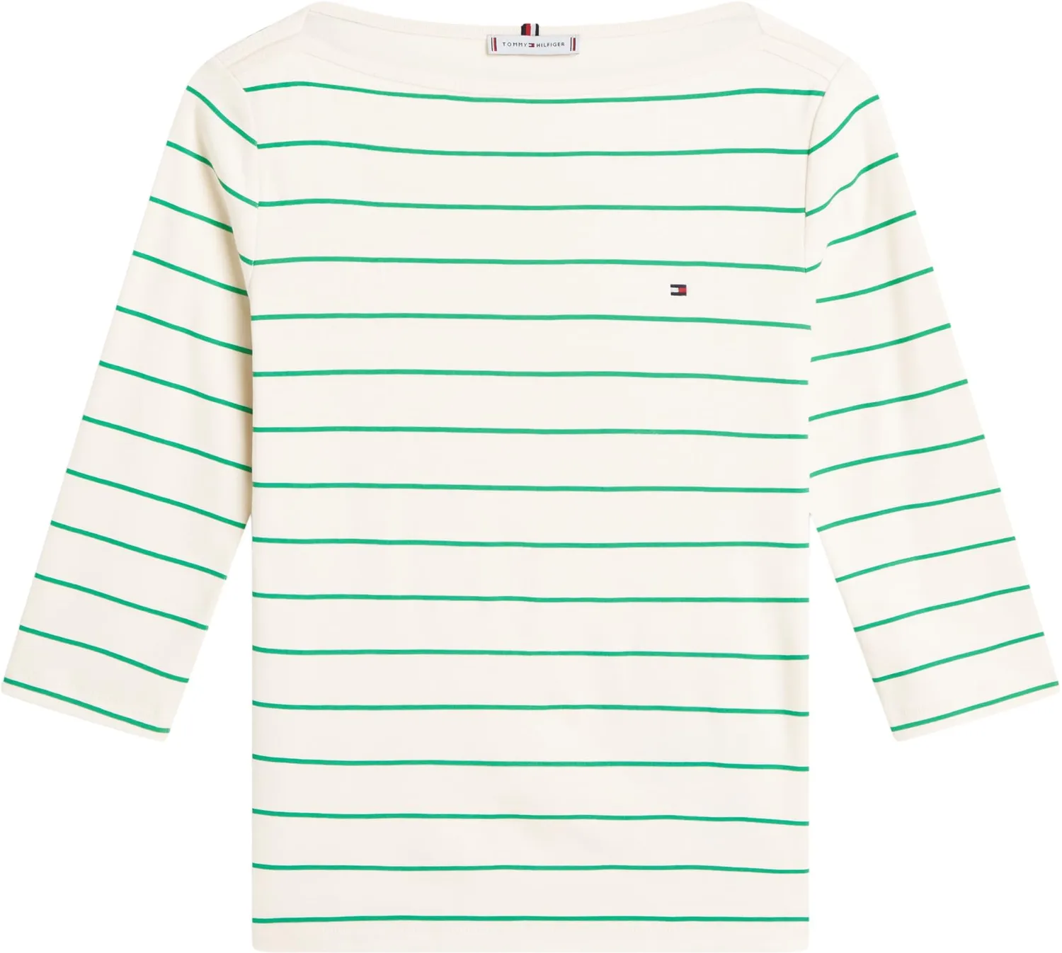Tommy Hilfiger Boat Neck top donna M blu slim fit