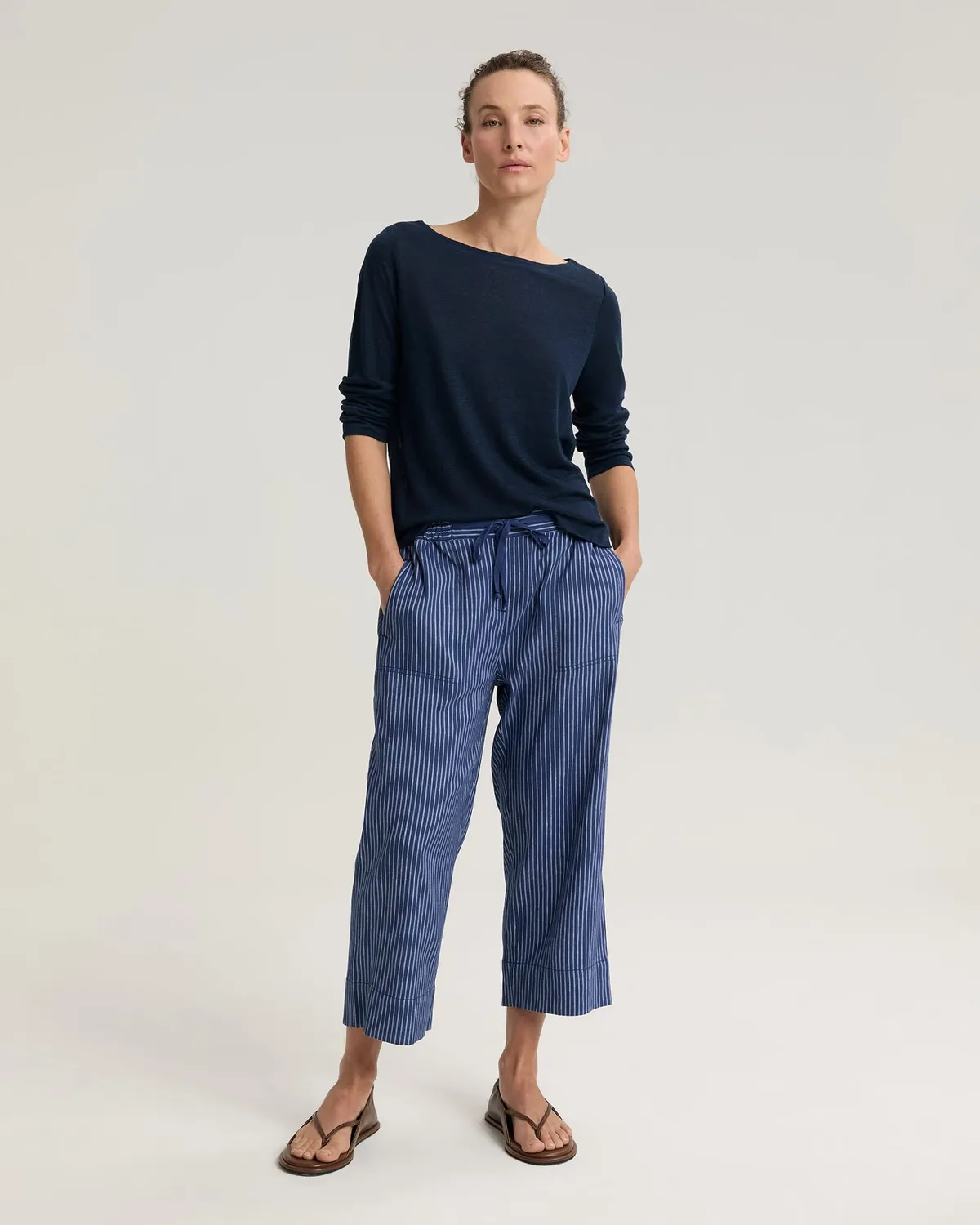 Sportscraft Cecile Linen 119448 top donna lino