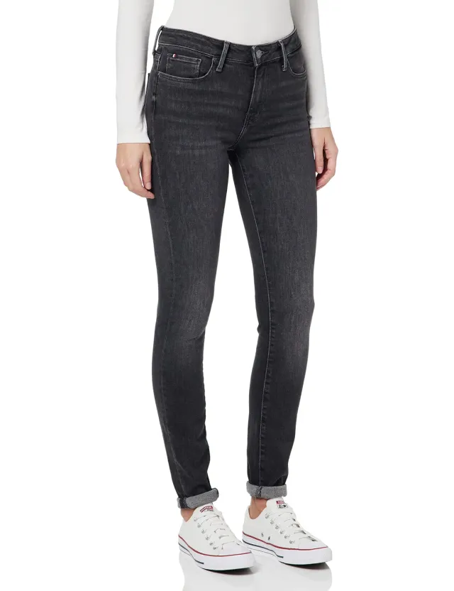 Tommy Como Skinny WW0WW37163 jeans donna elasticizzati