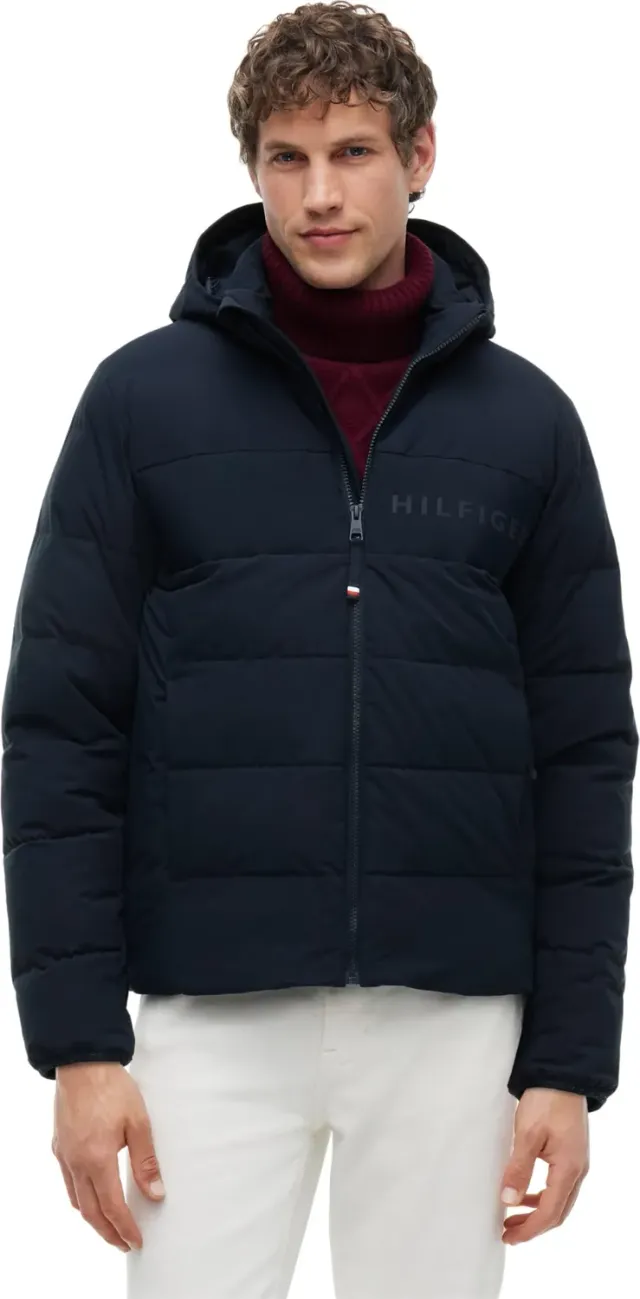 Tommy Hilfiger Branded Puffer MW0MW45273 piumino uomo cappuccio
