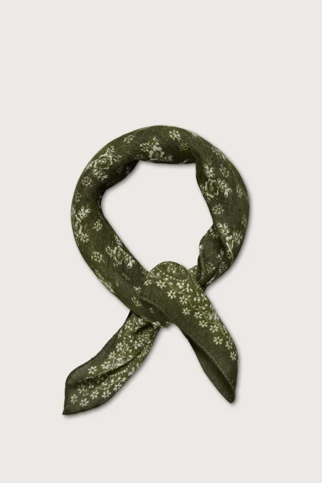 Massimo Alba Bandana foulard military cashmere seta